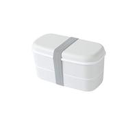 FBHFSUIEF Lunch box a 2 strati riscaldabile a microonde, lunch a prova di perdite con scomparto, contenitore for alimenti isolato, Wi-Fi(White)