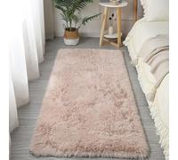 FBHFSUIEF tappeto soffice, For camera da letto Tappeto grande in peluche in soffice e peloso Tappeti lavabili senza spargimento Soggiorno Ideale for soggiorno, cameretta dei bambini(Beige,50 * 160cm)