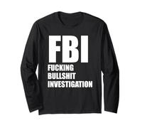 FBI Cazzo Bullshit INDAGINE No Kavanaugh Meme Maglia a Manica