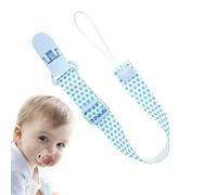 Fbinys Clip porta ciuccio per bambini, clip per ciuccio,Guinzaglio universale antigoccia per e massaggiagengive - Giocattoli per la dentizione con cordino per, adatti per la maggior