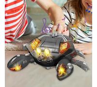 Fbinys Dancing Crab Toy, Crawling Musical Crab, Electric Walking Toy with LED Lights And Sound Effects, Interactive Sensory Toys with Durable Construction, Birthday Gift for Boys Girls