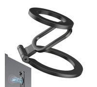 Fbinys Double Magnetic Ring - Double-Sided Magnet Phone Holder, Foldable Phone Stand with Desktop Cellphone Grip Design, Alloy Gym Accessory for Home, Office, and Portable Mobile Use