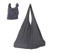 Fbinys Foldable Shopping Bag Handle, Grocery Bag Organizer, Reusable Large Capacity Stretch Tote for Beach Travel Gym School Work Picnic Market College, Convenient Eco Friendly Carrying Solution