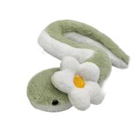 Fbinys Green Serpent Doll - Snake Cushion with Flexible Wrap Around Style, Soft Animal Pillow with Plush Filled Comfort, Festive Mascot for Celebration Decor, Kids Cuddle Buddy for Relaxing Moments