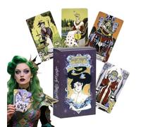 Fbinys Schede di lettura - 10.7x6cm Oracle Spirit Card impostata per affermazione, con guida alla divinazione, racconto 'avventura, tarocchi per la pratica della lungimiranza, design colorato, u