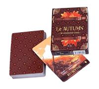 Fbinys Tarot Deck Cards - 36 Pieces Fall Fortune Deck, Aesthetic Divination Cards for Meditation, Learning, Work, Love, Adults, Kitchen, School, Spiritual Guidance, Fun Fortune Telling Game