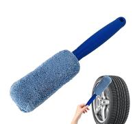 Fbinys Wheel Cleaning Brush, Soft Microfiber Scrubber with Non-Slip Grip And Quick-Drying Design, Multi-Use Car Detailing Brush for Wheels, Rims, & Convertible Tops, Gray, Blue, Orange, Green