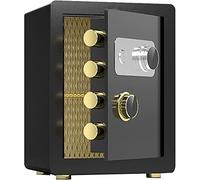 FBJAMZ Cassaforte ignifuga e Impermeabile per Documenti, armadietto di Sicurezza da 40 cm, cassaforte Antiurto per Oggetti di Valore, Resistente al Fuoco e all;Acqua.1
