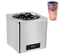 FBJAMZ Macchina per Palline di Tapioca al Taro, Set pentola per zuppa con Contenitore per Latte, pentola elettrica Commerciale da 3L/7L, temperatrice per Cioccolato da 600W