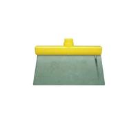 Fbk 48282 - 4 raschietto in acciaio INOX, manico giallo