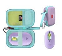 FBLFOBELI Custodia da viaggio per mouse wireless Logitech Pebble M350 M355 i345, antiurto, protettiva, organizer (solo custodia) (Daydream Mint)