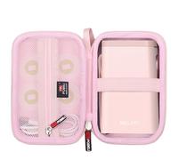 FBLFOBELI Custodia rigida per etichettatrice Nelko P21/TYPONOS P21/Niimbot D11/Phomemo D30 D35/JADENS D11/ORGBRO X1 X3 S001, tasca in rete per accessori per nastro stampante di etichette (solo