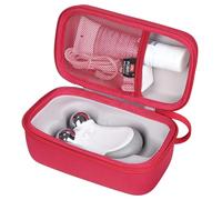 FBLFOBELI Hunvva EP-300 - Custodia rigida da viaggio per NuFACE MINI+ Starter Kit, mini dispositivo facciale microcorrente (solo custodia) (rosso rosa)