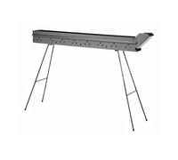 Barbecue Fornacella Cuoci spiedini arrosticini carne pesce 40cm in acciaio inox