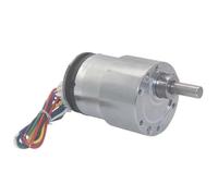 FBPQRCONS 520 Motoriduttore Encoder DC 6V 12V Motore Riduttore Interamente in Metallo ad Alta Coppia 20-1000 Giri/min Riduttore Elettrico(Without Bracket,6V 100 RPM)