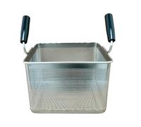 FBR0275 - CESTINO CUOCIPASTA PROFESSIONALE 1/2 2 MANICI 298X242X215H MM IN ACCIAIO INOSSIDABILE AISI 304 MADE IN ITALY CESTELLO CUOCI PASTA INOX