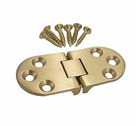 FBSHOP™ - Cerniera pieghevole da tavolo pieghevole in acciaio inox, con viti per mobili, staffa per cerniere e supporto ad angolo pesante per appendere alla parete, finitura dorata