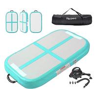 FBSPORT Airtrack - Tappetino da ginnastica con pompa ad aria, altezza 10 cm, spessore 60 cm, spessore 60 cm