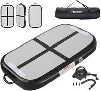 FBSPORT Airtrack - Tappetino da ginnastica con pompa ad aria, altezza 10 cm, spessore 60 cm, spessore 60 cm