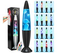 FBSPORT Lavalamp Lampada, 17 Cambiamento colore Lampada Rilassante, Lampade da comodino ad effetto ideale per camera da letto, soggiorno