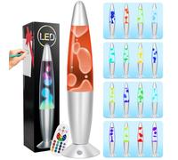 FBSPORT Lavalamp Lampada, 17 Cambiamento colore Lampada Rilassante, Lampade da comodino ad effetto rilassante ideale per camera da letto, soggiorno