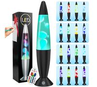 FBSPORT Lavalamp Lampada, 17 Cambiamento colore Lampada Rilassante, Lampade da comodino ad effetto rilassante ideale per camera da letto, soggiorno