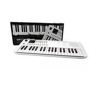 FBT E-Chord SK37 - Mini Tastiera Digitale da 37 Tasti e 32 Voci 100 Suoni, USB e MIDI, Bianco