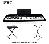 FBT Echord SP-10 pianoforte digitale 88 tasti pesati + panchina + supporto