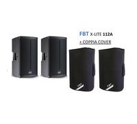 FBT X-lite 112A + COVER XL-C12 Casse Amplificate Attive 12" 3000W Bluetooth