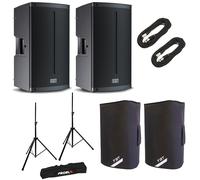 FBT X Lite 115A Coppia Diffusori + Proel FRE300KIT 2stativi + FBT 2Cavi + 2Cover