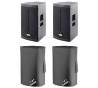 FBT X-PRO 115A coppia casse attive 15" con cover 1500W di picco feste DJ live