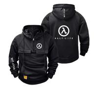 FBWZSAG Felpa con Cappuccio Comoda da Uomo per Maglioni H.a..LF-L.i.Fe Stampata Abbigliamento Sportivo Cappotto Tasche Giacca Mezza Cerniera Capispalla Semplici-HeiSe||XX_l