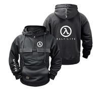 FBWZSAG Felpa con Cappuccio Comoda da Uomo per Maglioni H.a..LF-L.i.Fe Stampata Abbigliamento Sportivo Cappotto Tasche Giacca Mezza Cerniera Capispalla Semplici-SHSe||3X_l