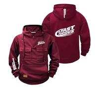 FBWZSAG Felpa con Cappuccio Stampata da Uomo per F.u.r.io.u.s F.l.y F.a.s.t Capispalla Mezza Zip Comode Felpe A Maniche Lunghe Maglioni Semplici Abbigliamento-JHSe||XX_l