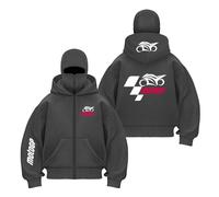 FBWZSAG Felpe con Cappuccio Passamontagna Cuciture da Uomo Capispalla per M.o.to.G.P Giacche Attive Top Antivento Grafiche Cappotti Comodi Abbigliamento Palestra-HuiS||XX_l