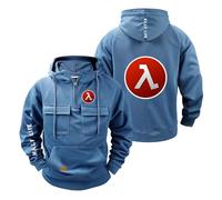 FBWZSAG Maglioni da Uomo con Cappuccio per H.a..LF-L.i.Fe Felpe Mezza Cerniera Capispalla Top Primavera Autunno Abbigliamento Sportivo Grafica Cappotti Larghi-LanSe||XX_l