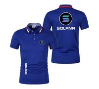 FBWZSAG Polo Stampate da Uomo T-Shirt per S.o.la.n.a S.O.L Fitness Maniche Corte con Bottoni Mezza Manica Abbigliamento Sportivo-LanS||x_l