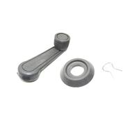 Fbxmjoa Alzacristallo Elettrico Alzacristalli per auto con maniglia a manovella, alzacristalli per auto, maniglia per porta, leva a 2 manovelle, alzacristalli manuale, colore universale(Gray)