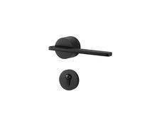 FBXRXZFPJ serratura della porta camera da letto silenziosa stanza domestica divisa(Black)