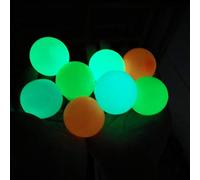FBYED Palline adesive da parete, 8 pezzi, palline luminose per alleviare lo stress, decompressione, giocattoli per ADHD, disturbo ossessivo compulsivo, ansia, bambini e adulti, 4,5 cm