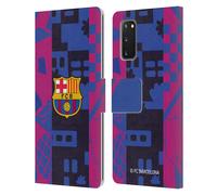 FC BARCELONA 2021/22 KIT CREST CUSTODIA COVER PORTAFOGLIO IN PELLE PER SAMSUNG 1