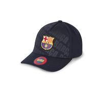 FC Barcelona - Cappellino con visiera Ufficiale Soccer Junior Barça, Unisex Bambini e Ragazzi, Taglia unica