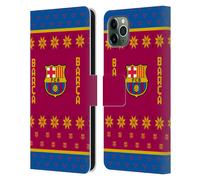 FC BARCELONA MAGLIETTA NATALIZIE CUSTODIA COVER A PORTAFOGLIO PER APPLE iPHONE