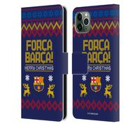 FC BARCELONA MAGLIETTA NATALIZIE CUSTODIA COVER A PORTAFOGLIO PER APPLE iPHONE