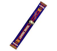 FC Barcelona Sciarpa ufficiale Lamine Yamal - Prodotto con licenza con firma e scudo - dilettanti Barça