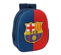 FC Barcelona Zaino Durevole 3D Club Crest Imbottito Spalla Cinghie Blu/Rosso