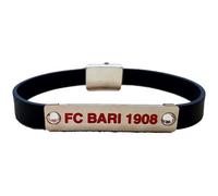 FC BARI 1908 BRACCIALE IN PELLE CON PIASTRINA - PRODOTTO UFFICIALE