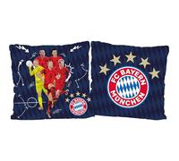 FC Bayern München, cuscino double-face Allianz Arena 40 x 40 cm, motivo: calcio Rekordmeister Mia san Mia FCB Champions League Bundesliga