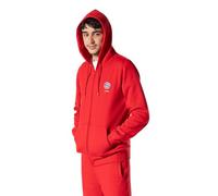 FC Bayern München Essential Zip Felpa Uomo Rosso