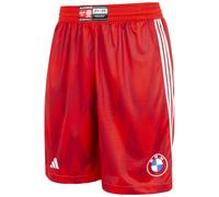 FC Bayern München Pallacanestro Adidas Uomo Breve Rosso Nuovo